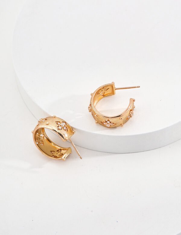 KCD Silver Hoop Earring - Image 3