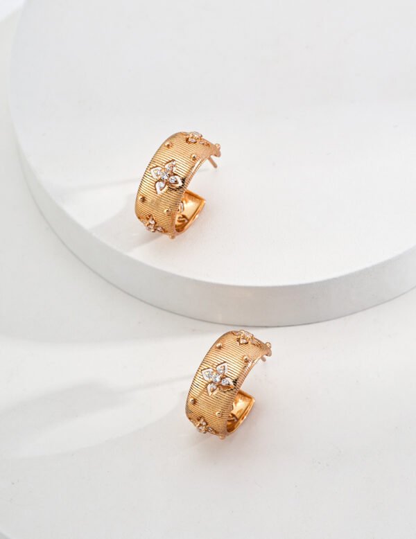 KCD Silver Hoop Earring - Image 2