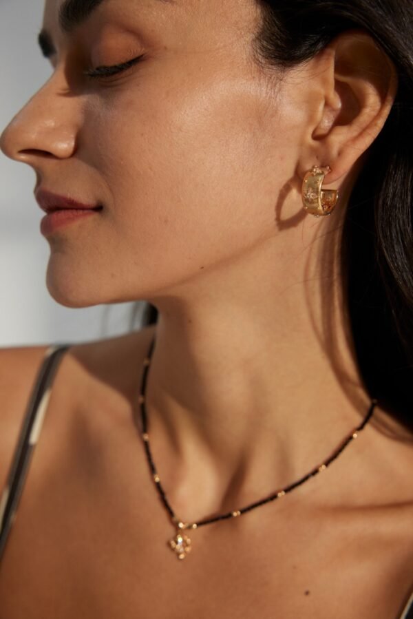KCD Silver Hoop Earring - Image 6