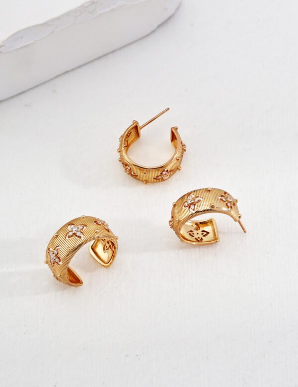 KCD Silver Hoop Earring - Image 4