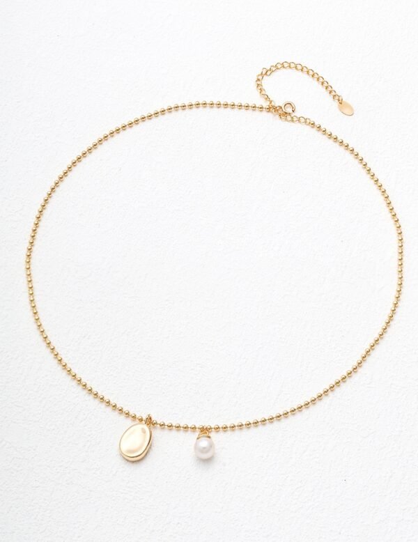 Sterling Silver Pearl Necklace