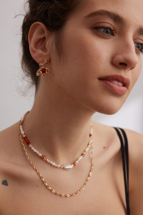 Sterling Silver Agate Earrings - Image 4