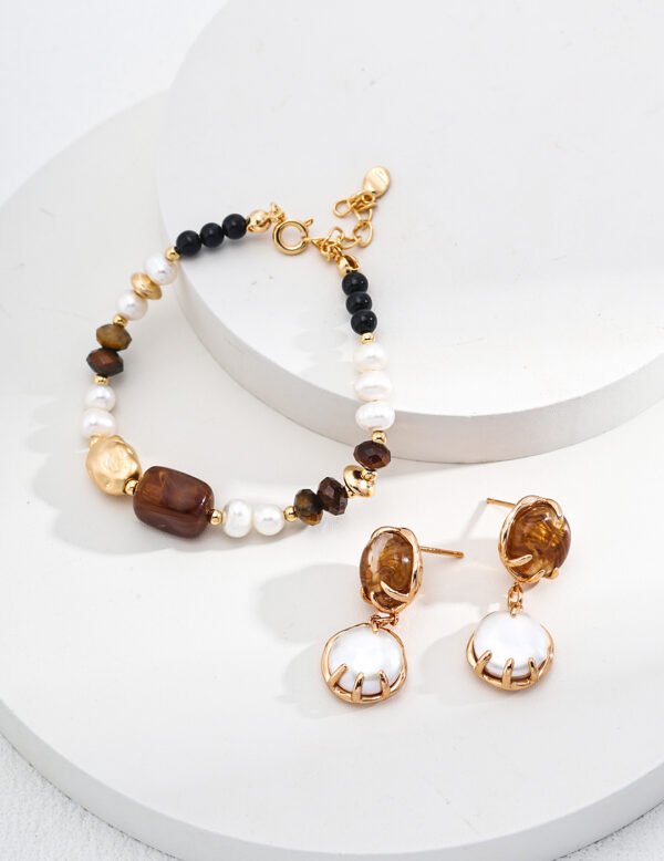 Sterling Silver Pearl Bracelet - Image 3