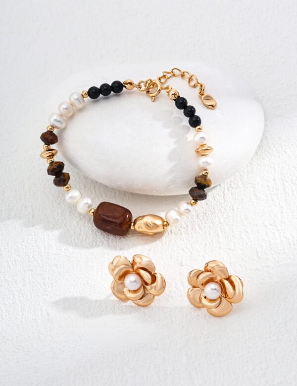 Sterling Silver Pearl Bracelet - Image 4