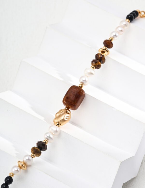 Sterling Silver Pearl Bracelet - Image 2