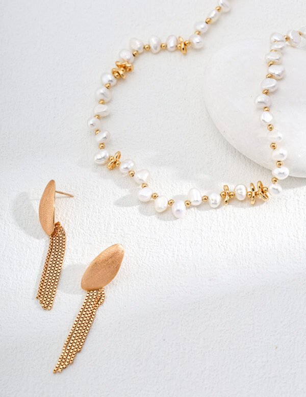 Sterling Silver Simple Earrings - Image 4