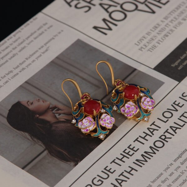 18K Gold Plated Irregular Shape Exquisite Earrings