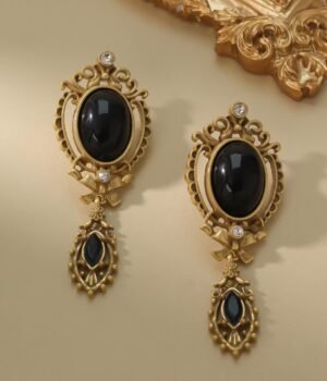 18K Gold Plated Vintage Earrings Earrings