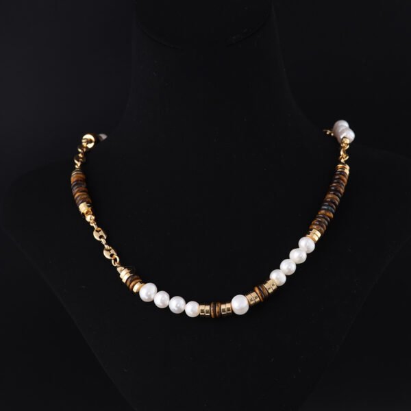 18k Gold Plated Round Exquisite Unique Necklace