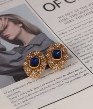 18k Gold Plated Vintage Irregular Exquisite Earrings