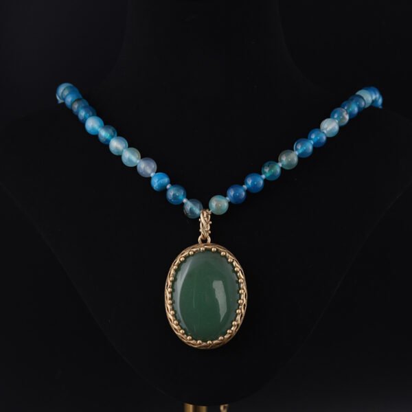 18K Gold Plated Oval Exquisite Necklace