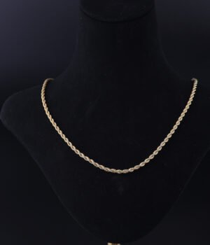 18K Gold Plated Twist Exquisite Necklace