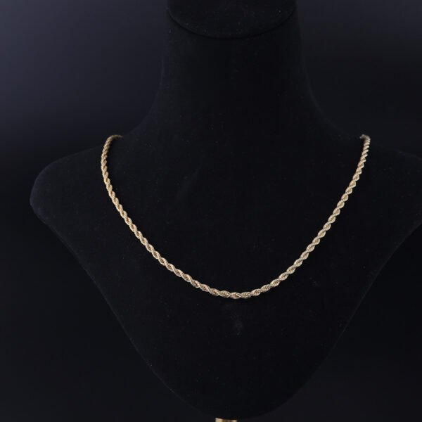 18K Gold Plated Twist Exquisite Necklace