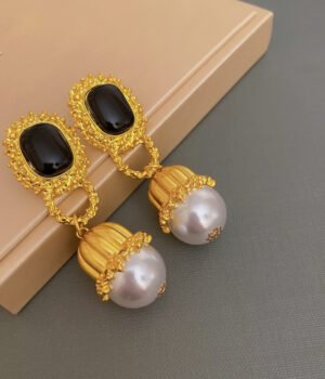 925 Silver Post Part Pearl Earrings