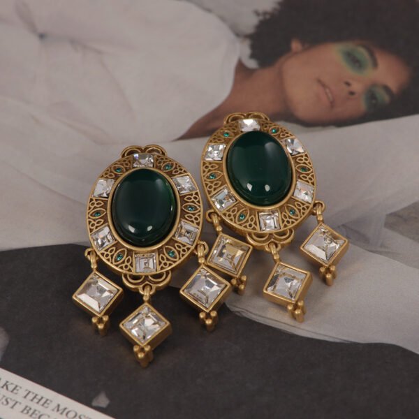 18k Gold Plated Irregular Exquisite Unique Earrings
