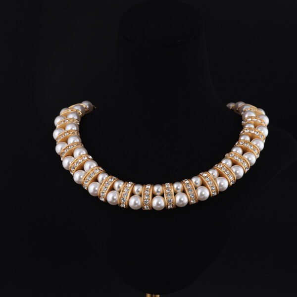 18k Gold Plated Round Exquisite Unique Necklace