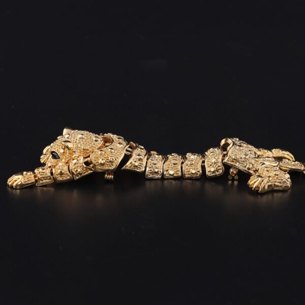 18K Gold Plated Vintage Tiger Exquisite Brooch
