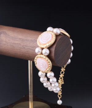 18K Gold Plated Rose Vintage Exquisite Bracelet