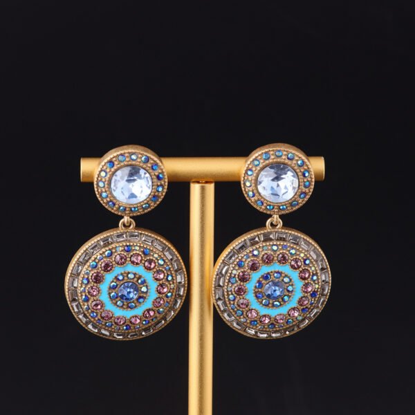 18k Gold Plated Irregular Exquisite Electroplating Earrings