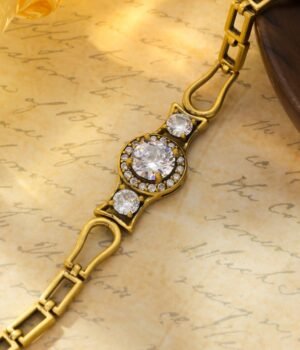 18K Gold Plated Vintage Bracelet