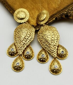 18K Gold Plated Vintage Earrings Earrings Earrings Ear Clips