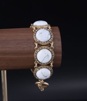 18K Gold Plated Round Vintage Exquisite Bracelet