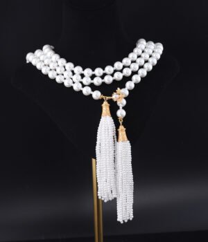 18k Gold Plated Round Exquisite Unique Necklace