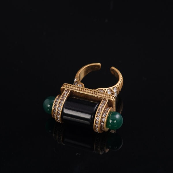 18k Gold Plated Vintage unique Electroplating Ring