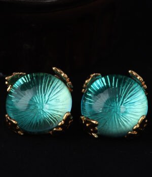 18K Gold Plated Vintage Palace Style Exquisite Earrings