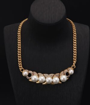 18K Gold Plated Snake Bone Chain Exquisite Necklace