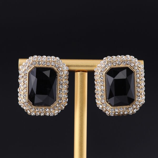 18k Gold Plated Sugar cubes unique Exquisite Earrings