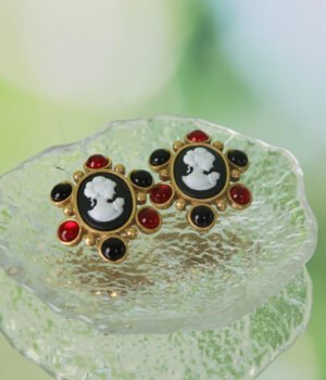 18K Gold Plated Vintage Irregular Shape Earrings