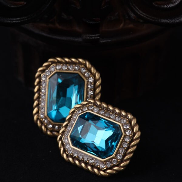 18K Gold Plated Squares Exquisite Exquisite Earrings