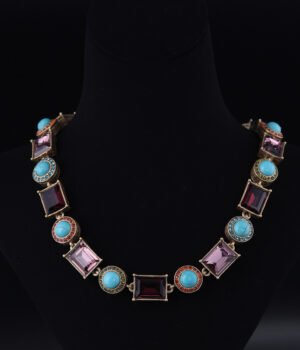 18K Gold Plated Quadrangular Exquisite Necklace