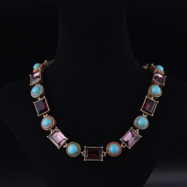 18K Gold Plated Quadrangular Exquisite Necklace