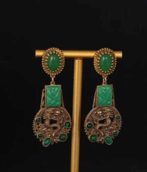 18k Gold Plated Vintage Irregular Exquisite Earrings