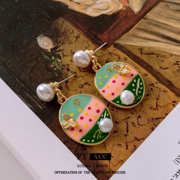 925 Sterling Silver Post Golden butterfly Earrings