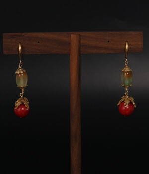 18k Gold Plated Vintage irregular Exquisite Earrings