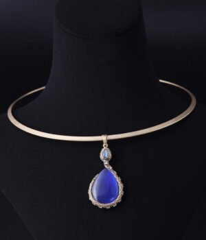 18K Gold Plated Vintage Drop Unique Necklace
