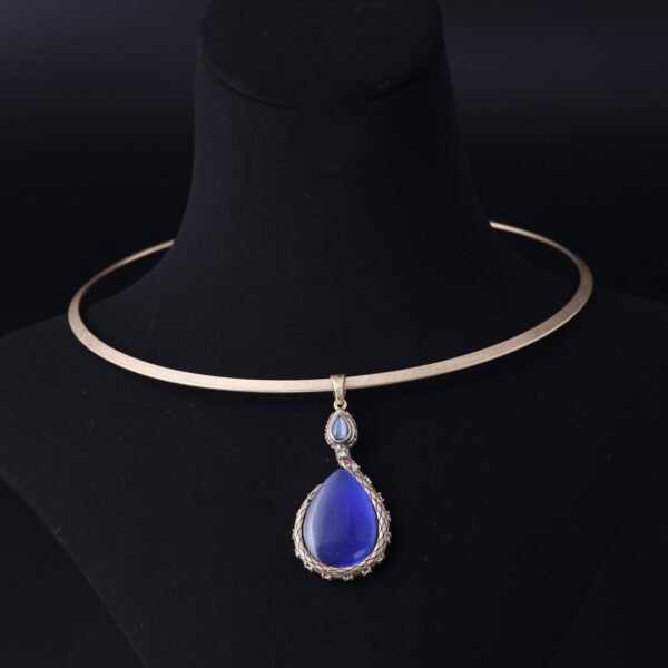 18K Gold Plated Vintage Drop Unique Necklace