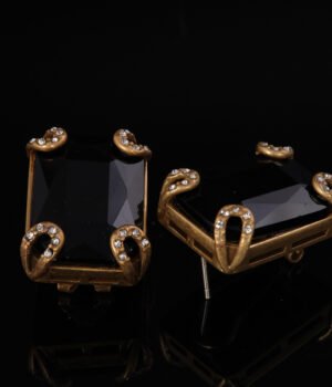 18K Gold Plated Vintage Irregular Plating Earrings
