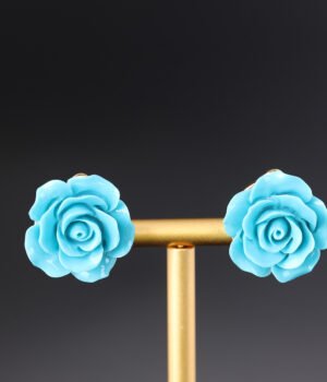 18K Gold Plated Rose Exquisite Earrings