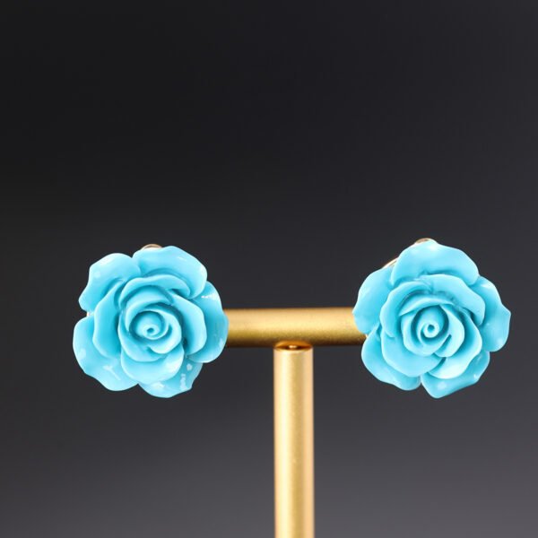 18K Gold Plated Rose Exquisite Earrings