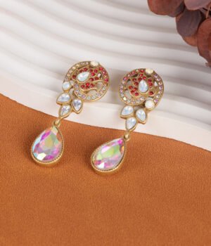 18K Gold Plated Vintage Irregular Shape Earrings