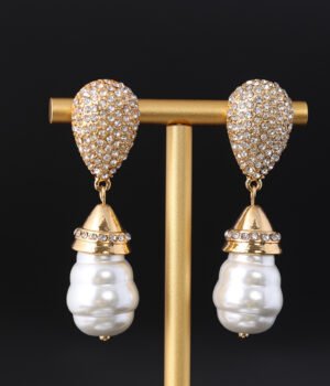18k Gold Plated Vintage Water drop Exquisite Earrings