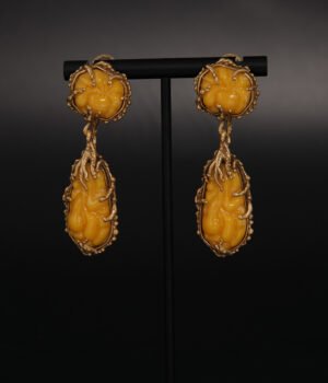 18k Gold Plated Vintage Irregular Exquisite Earrings