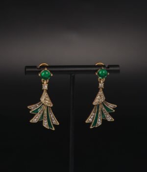 18k Gold Plated Vintage irregular Exquisite Earrings