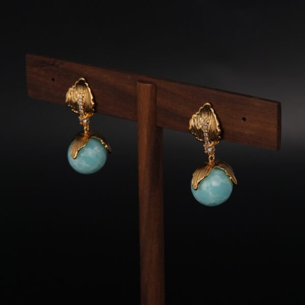 18K Gold Plated Irregular Shape Exquisite Earrings
