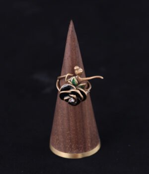 18K Gold Plated Vintage Unique Ring