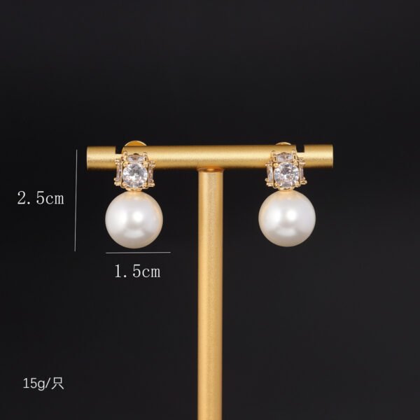 18k Gold Plated Irregular Exquisite Exquisite Earrings